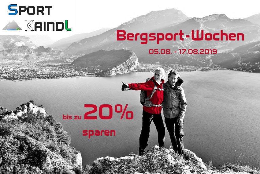 Sport Kaindl Bergsport Wochen vom 5.8.2019 bis 17.8.2019 - Bis zu 20% sparen